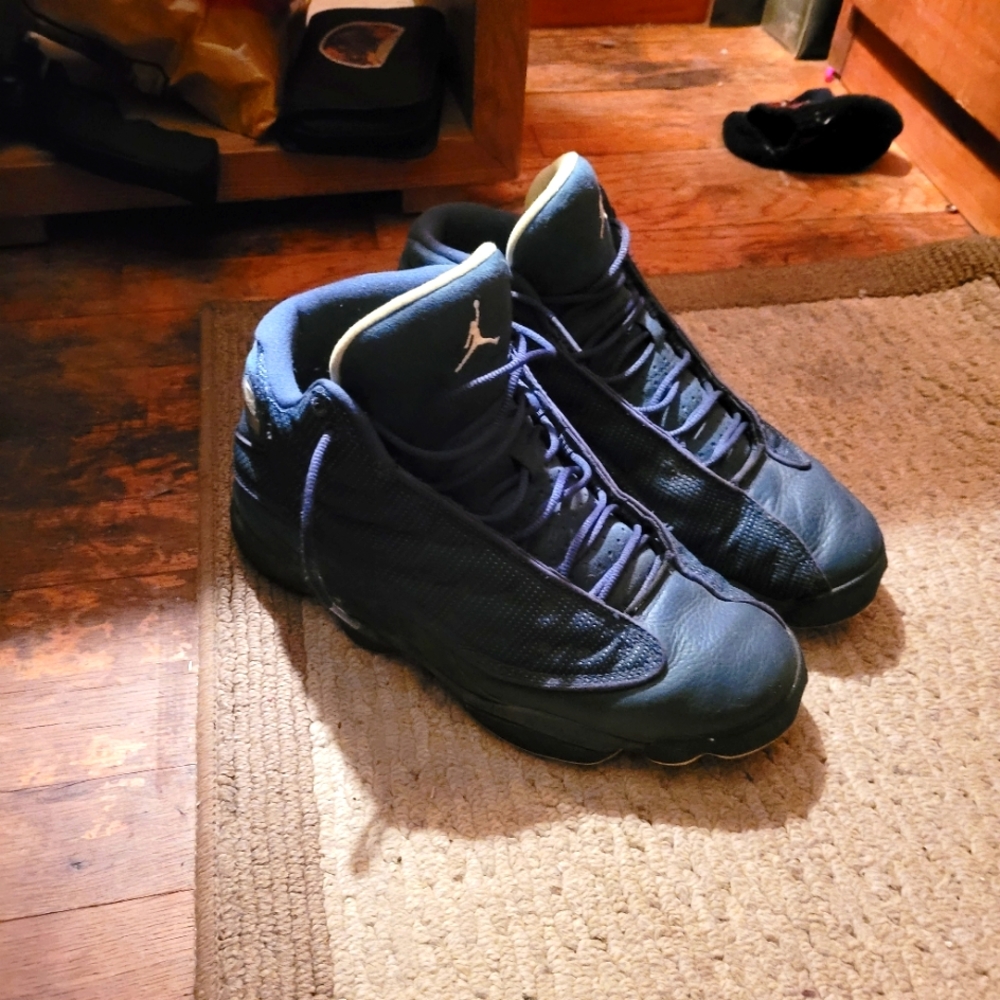 Jordan  13 aqua blue 10.5 6/10